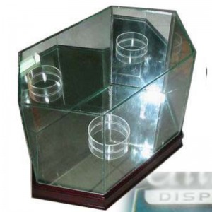 Octagon Football Glass Displayväska