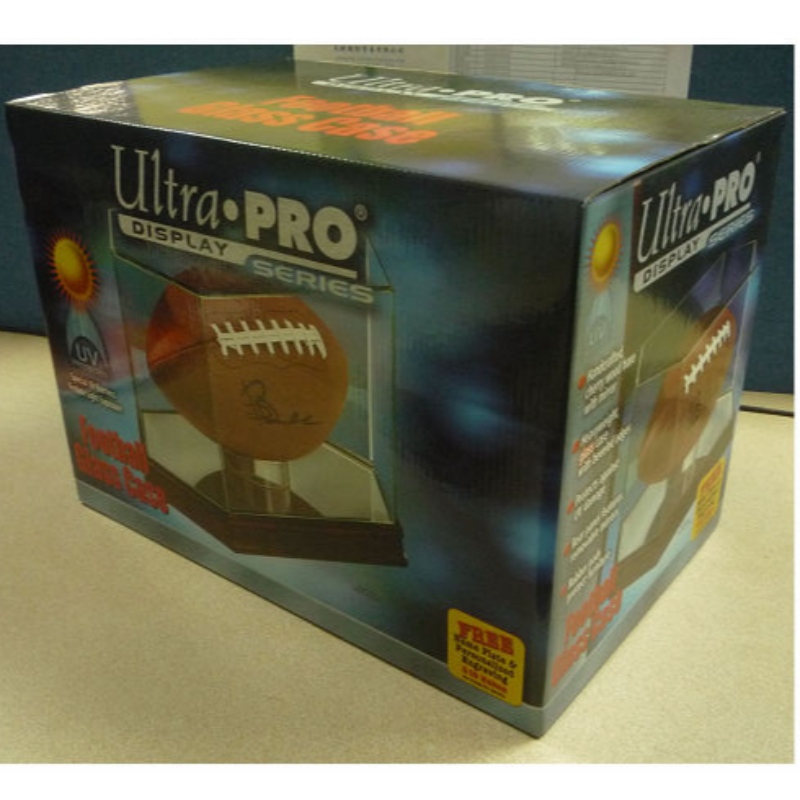 Octagon Football Glass Displayväska